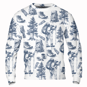 Vintage Hiking Camp All Over Print Shirt