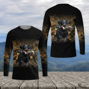 Duck Hunting With Dog All Over Print Shirt