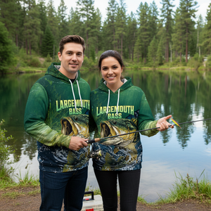 Largemouth Bass Vintage All Over Print Shirt