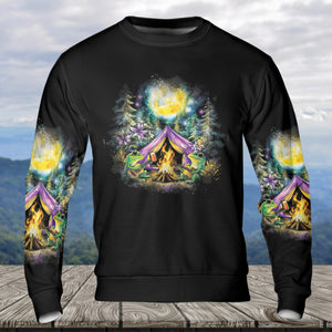 The Best Day Are Spent Camping All Over Print Shirt