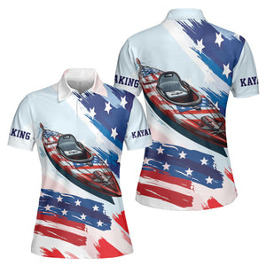 Custom Name Kayaking America All Over Print Shirt
