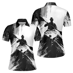 Black And White Kayaking Lover All Over Print Shirt