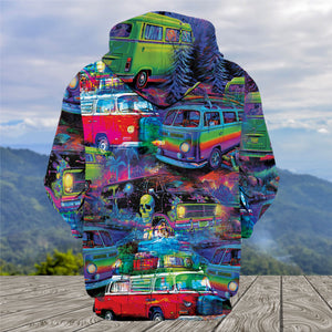Retro Van Funny All Over Print Shirt