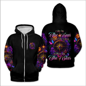 Live By The Sun Feel By The Moon All Over Print Shirt