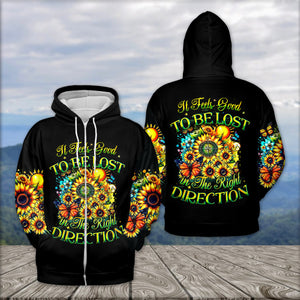 It Feels Good To Be Lost In The Right Direction All Over Print Shirt