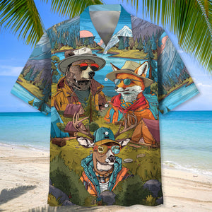 I Want To Camp So Long I Forget All Of My Password Hawaiian Shirt