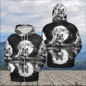 Mystical Wolf Art All Over Print Shirt