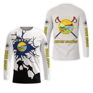 Custom Personal Hiking Montana State All Over Print Shirt