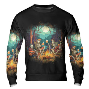 Spooky Camping Crew Halloween All Over Print Shirt