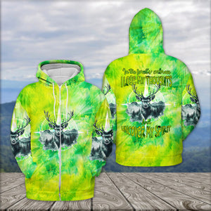 In The Forest Embrace, I Lose My Thoughts And Uncover My Spirit All Over Print Shirt
