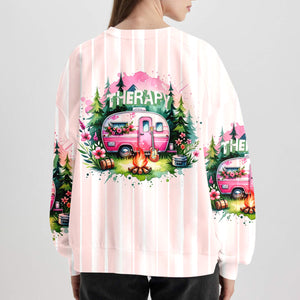 Camping Therapy All Over Print Shirt