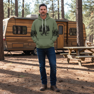 Not All Who Wander Are Lost Bigfoot Walking All Over Print Shirt