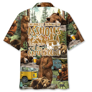 Drunkest Bunch Of Asshole Hawaiian Shirt