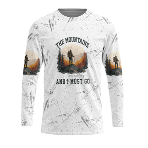 The Mountains Are Calling And I Must Go All Over Print Shirt