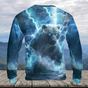 Electric Powerful Bear Awesome Cool All Over Print Shirt