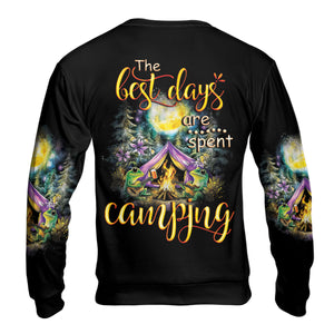 The Best Day Are Spent Camping All Over Print Shirt