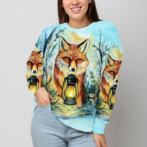 Wild Fox Finding The Way All Over Print Shirt