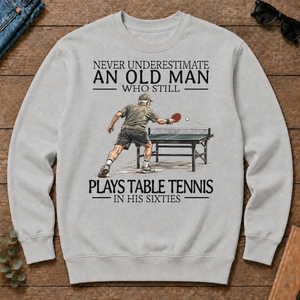 An Old Man Who Still Plays Table Tennis In His Sixties - ash - CS2D-Ash