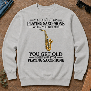 Don't Stop Playing Saxophone Vintage Art - ash - CS2D-Ash