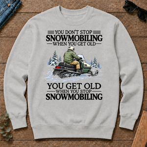 Don't Stop Snowmobiling Vintage Art - ash - CS2D-Ash