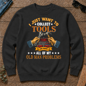 Vintage I Just Want To Collect Tools - black - CS2D-Black