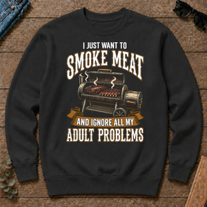 Vintage I Just Want To Smoke Meat - black - CS2D-Black