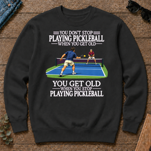Old Man Don't Stop Pickleball - black - CS2D-Black