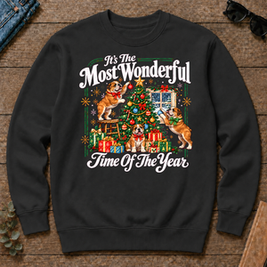 Wonderful Christmas Bulldog - black - CS2D-Black