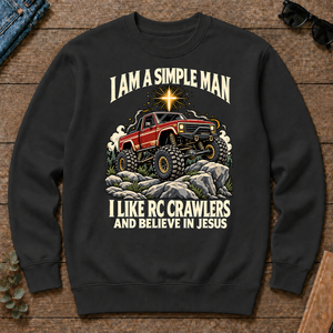 I Like RC Crawlers & Believe In Jesus - black - CS2D-Black
