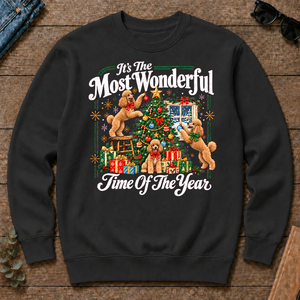 Wonderful Christmas Poodle - black - CS2D-Black