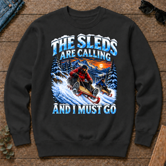 Sleds Are Calling And I Must Go - black - CS2D-Black