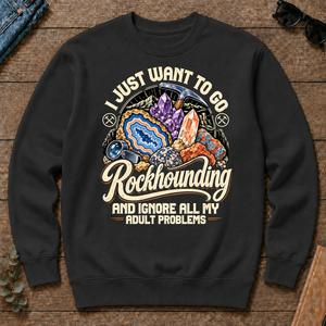 I Just Want To Go Rockhounding & Ignore All Adult Problems - black - CS2D-Black