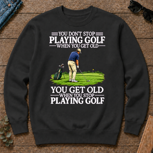 Old Man Don't Stop Golf - black - CS2D-Black