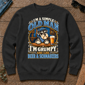 Funny I Like Beer & Schnauzers - black - CS2D-Black
