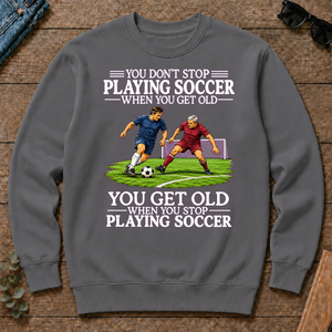 Old Man Don't Stop Soccer - charcoal - CS2D-Charcoal