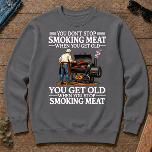 Old Man Don't Stop Smoking Meat - charcoal - CS2D-Charcoal