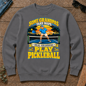 Real Grandpas Play Pickleball - charcoal - CS2D-Charcoal