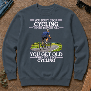 Old Man Don't Stop Cycling - dark-heather - CS2D-DarkHeather