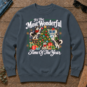 Wonderful Christmas Huskie - dark-heather - CS2D-DarkHeather