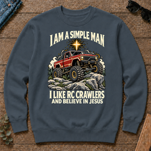 I Like RC Crawlers & Believe In Jesus - dark-heather - CS2D-DarkHeather