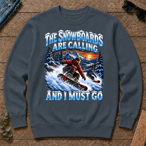 Snowboards Are Calling And I Must Go - dark-heather - CS2D-DarkHeather
