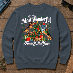 Wonderful Christmas German Shepherd - dark-heather - CS2D-DarkHeather