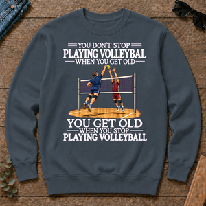 Old Man Don't Stop Volleyball - dark-heather - CS2D-DarkHeather