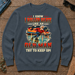 I Know I Roller Skate Like An Old Man - dark-heather - CS2D-DarkHeather