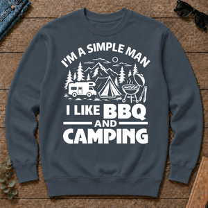 I Like BBQ And Camping - dark-heather - CS2D-DarkHeather