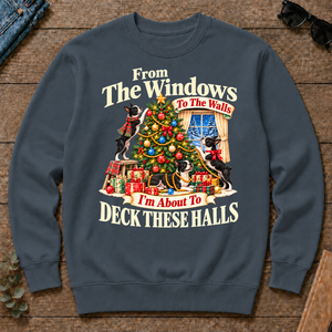 From the Windows to the Walls Boston Terrier - dark-heather - CS2D-DarkHeather