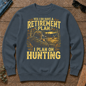 I Do Have A Retirement Plan I Plan On Hunting - dark-heather - CS2D-DarkHeather