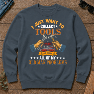 Vintage I Just Want To Collect Tools - dark-heather - CS2D-DarkHeather