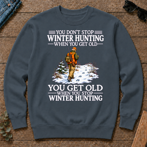 Old Man Don't Stop Winter Hunting - dark-heather - CS2D-DarkHeather