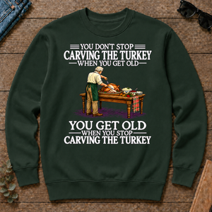 Old Man Don't Stop Carving the Turkey - forest-green - CS2D-ForestGreen
